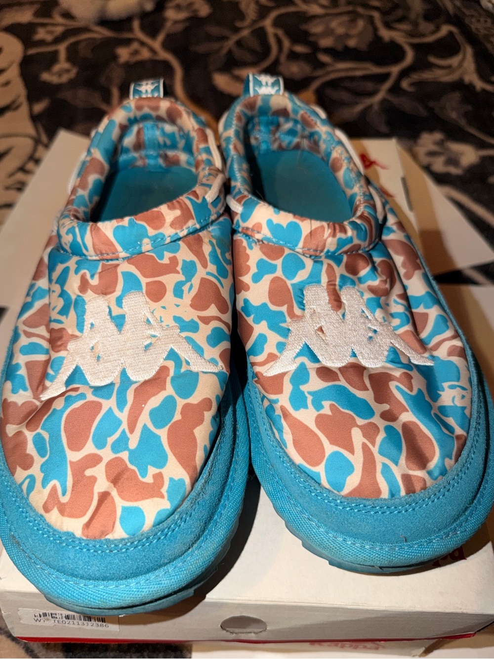 Kappa Mule 7s blue peacock